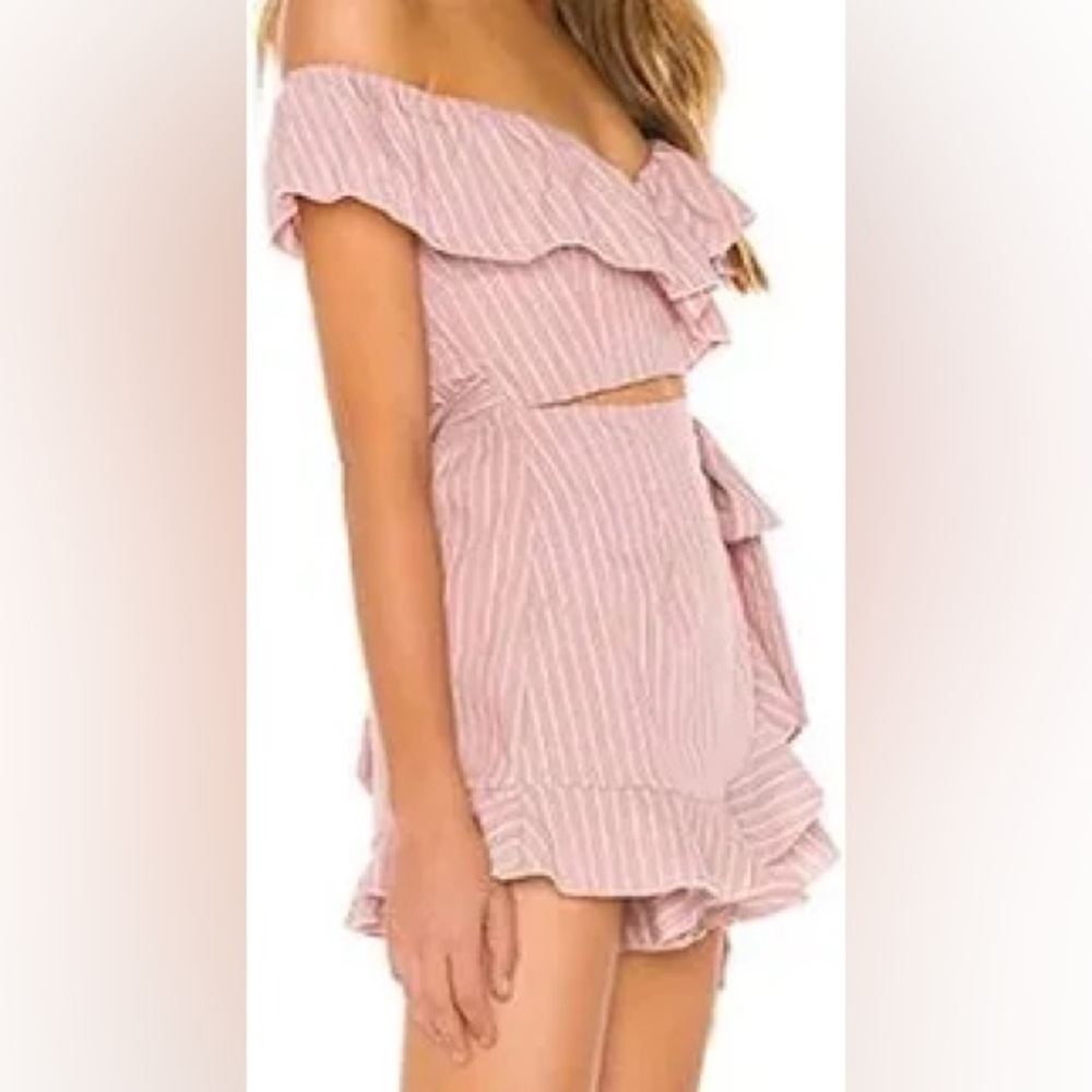 superdown angela wrap tie romper
